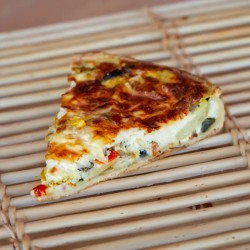 Part de tarte salée