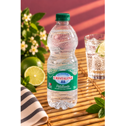 Eau gazeuse cristalline